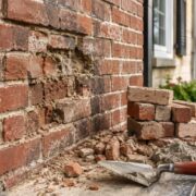 house needing brick repair
